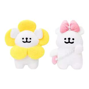 线条小狗Maltese原创太阳花公仔可爱毛绒玩偶女宿舍抱枕生日礼物