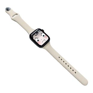 适用applewatch小蛮腰硅胶S11/10细表带iwatch9/8/7/6/5/4/3代苹果手表SE运动表带41/45mm纤细款夏日表带女款