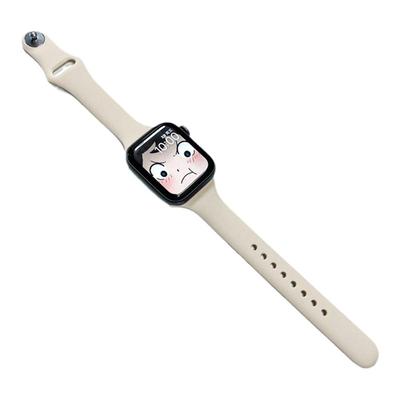 适用applewatch小蛮腰表带硅胶