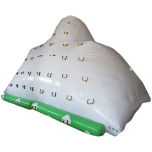 水上充气冰山攀岩陀螺滑梯跷跷板游乐园闯关组合玩具趣味游乐设备