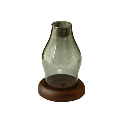 家用中式复古香薰炉玻璃烛台灯