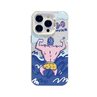 健身男女手机壳适用苹果15自律16/iphone14promax情侣13励志12mini肌肉11新款x个性8plus高级感17减肥xs小众7