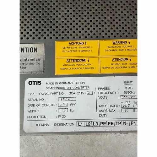 议价奥的斯OVF20变频器OVF20GCA21150C1适用