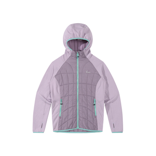 NBCT户外抓绒衣女秋冬山系穿搭撞色拼接棉服轻量化防风内胆外套