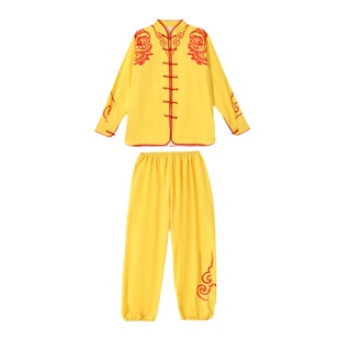 打鼓服舞龙舞狮表演服男女生秧歌腰鼓锣鼓服武术服装练功服演出服