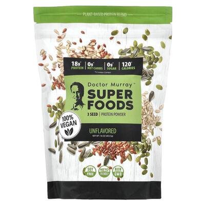 Dr. Murray's,SuperFood，3 种子蛋白质粉，南瓜籽 + 亚麻籽 + 葵