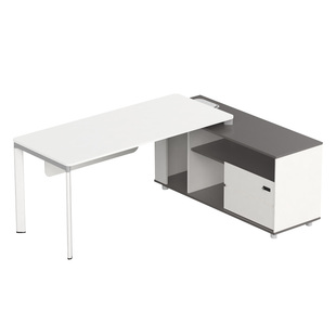 圣奥老板桌现代简约主管经理桌办公家具sunon中大班台总裁办公桌