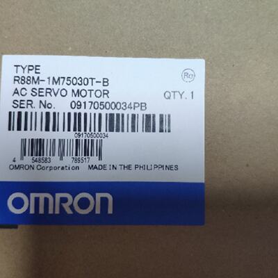 议价全新原装 OMRON R88M-1M75030T-B 伺服电机