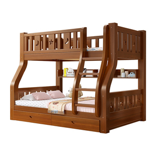 实木上下床上下铺双层床成人木床高低床子母床大人加厚儿童床家用