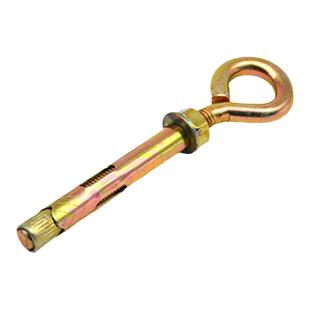 羊眼圈螺栓拉爆螺丝带圈膨胀螺栓胀圈膨胀钩镀锌羊眼螺栓秋千吊钩