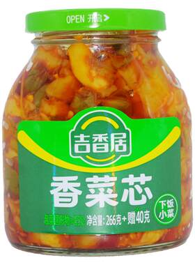 吉香居瓶装266g+40g红油开味榨菜