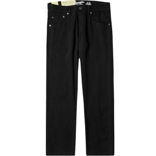 【自营】亏本清仓 Wrangler 黑色百搭牛仔裤男士修身直筒潮流长裤