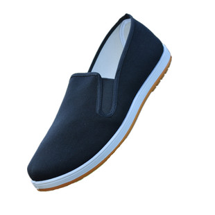 正品3517防水布鞋男夏季透气工作休闲散步鞋女帆布鞋一脚蹬老北京