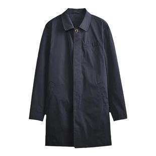 伦敦雾男士秋冬新款商务休闲通勤经典简约百搭中款单排风衣款外套