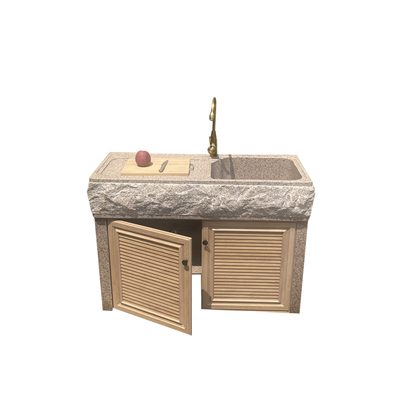 大理石整石户外别墅庭院洗手台盆