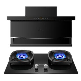 万和抽油烟机燃气灶套餐家用烟灶热套装厨房三件套7字顶侧WL856