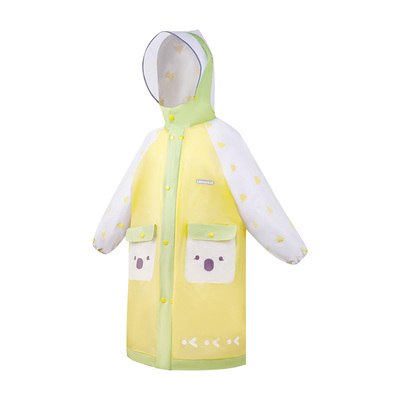 柠檬宝宝儿童雨衣男孩女孩防雨服小学生上学专用雨披男童2025新款