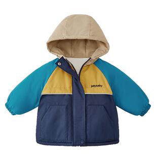 男童加厚棉袄儿童夹棉加厚开衫宝宝秋冬童装2026小童宝宝冬装外套