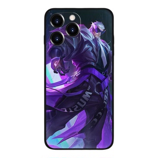 王者荣耀曹操手机壳全型号逐霄之志万灵伏威适用于苹果17promax华为mate70pura70OPPOFindX8pro红米K90套