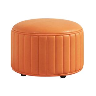 小凳子家用矮凳圆凳客厅沙发凳茶几凳门口换鞋凳圆墩板凳实木皮凳