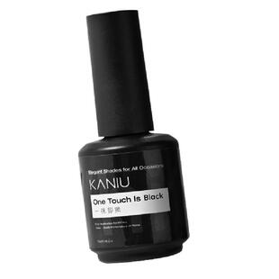卡妞一抹即黑白美甲胶新款特调秒流平高饱和纯色指甲油胶不缩胶