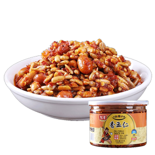 寻鲜香五仁油拌饭辣椒酱下饭菜400gx2罐花生瓜子凉拌菜香辣脆辣椒