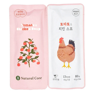 韩国代购Natural Core宠物狗狗食品营养鸡肉蔬菜湿粮包罐头小型犬