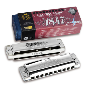 德国进口赛德SEYDEL十孔布鲁斯口琴1847L闪电初学者高级专业