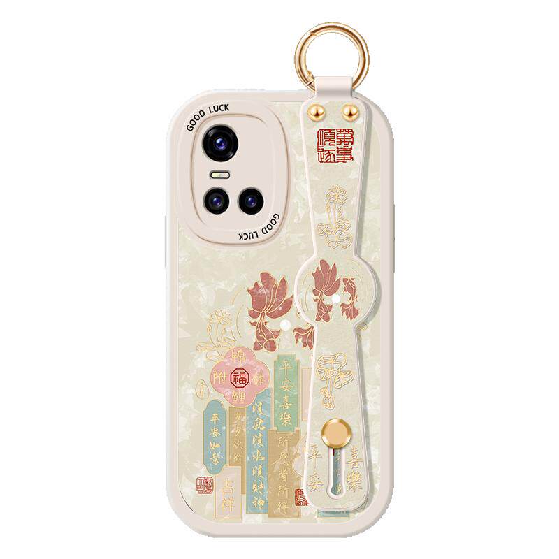 vivoS10手机壳S9Pro小羊皮S7T硅胶腕带支架保护套E步步高vivis斜挎挂绳vovos活力版背带全包国风Por防摔女款