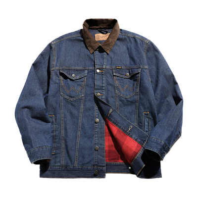Wrangler/威格男士牛仔夹克外套