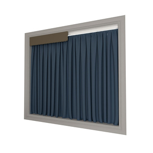 全遮光帘眉窗帘帘头自粘窗帘防漏光魔术贴简约窗幔头飘窗漏光神器