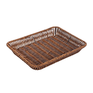 新品仿藤小吃篮水果篮酒吧KTV小吃盘干果糖果蔬菜火锅编织油炸篮