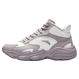 安踏加绒女鞋冬季运动鞋2025新款保暖防滑舒适百搭休闲高帮大棉鞋