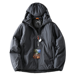 户外飞禽鸟家 轻量化防风保暖 冬季男士连帽加厚保暖棉衣棉服外套