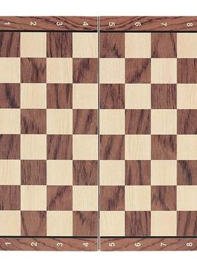 国际象棋磁性折叠实木高档