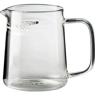 高颜值公道杯玻璃高档茶漏一体耐热茶海分茶器月牙单个泡茶公平杯