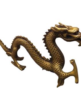 客厅生肖龙五爪金龙汉龙纯铜复古