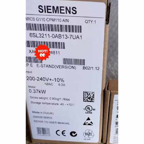询价-6SL32110AB137UA1变频器G11系列可维修