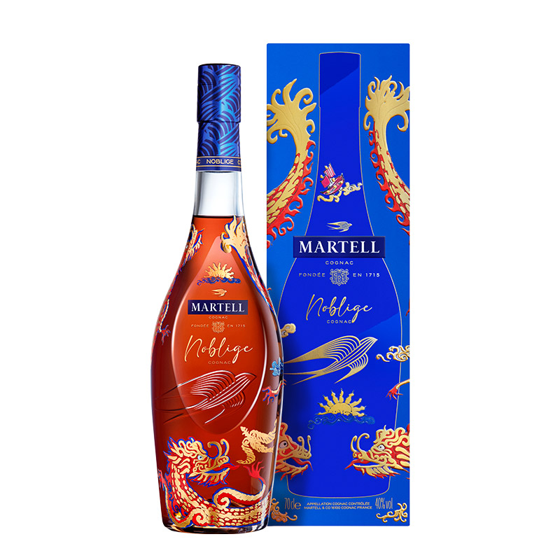 Martell马爹利名士VSOP+级2024年龙年限量款700ml名仕法国白兰地