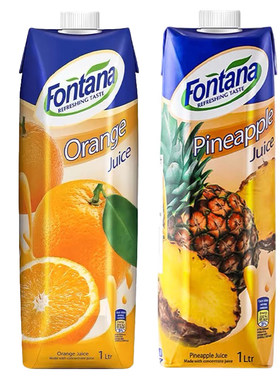 塞浦路斯fontana芬特乐菠萝汁1L