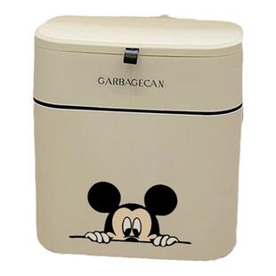 创意米奇厨房挂式垃圾桶家用高级卫生间新款卫生桶壁挂式厕所纸篓