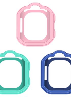 适用华为3pro手表表带保护套3pro超能版保护壳子SIM-AL00儿童电话手表链硅胶替换带防尘防摔软壳套子通用配件