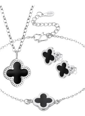 银琴耳钉项链手链925银日韩女