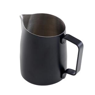 WPM惠家拉花缸专业咖啡拉花杯不锈钢打奶缸斜口奶泡杯#21锥型尖嘴