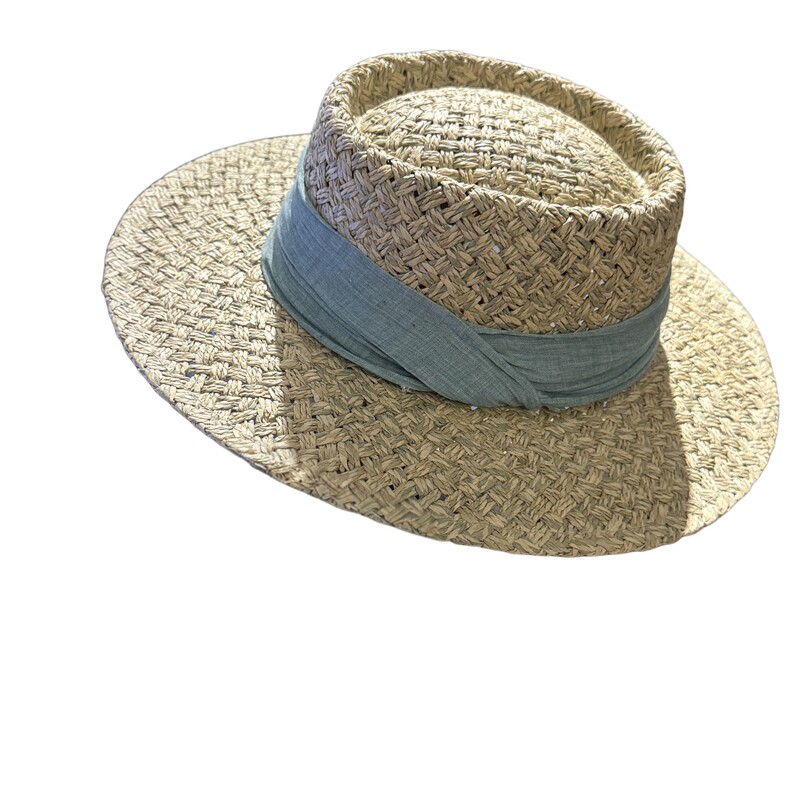 老钱风手工平檐草帽女夏季防晒