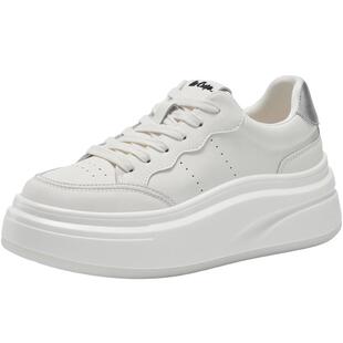 【李佳琦美美新衣过大年】LeeCooper厚底小白鞋女款2026春季板鞋