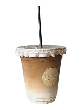 一次性咖啡透明塑料打包杯外卖杯