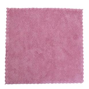 珊瑚绒小抹布擦手巾儿童小毛巾擦手布吸水短毛小方巾多功能清洁巾