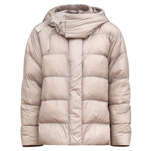 亮面冬大码羽绒服女小个子韩剧主角立领面包白鸭绒加厚外套2887