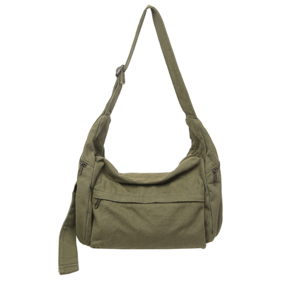 日系慵懒风帆布包2025新款